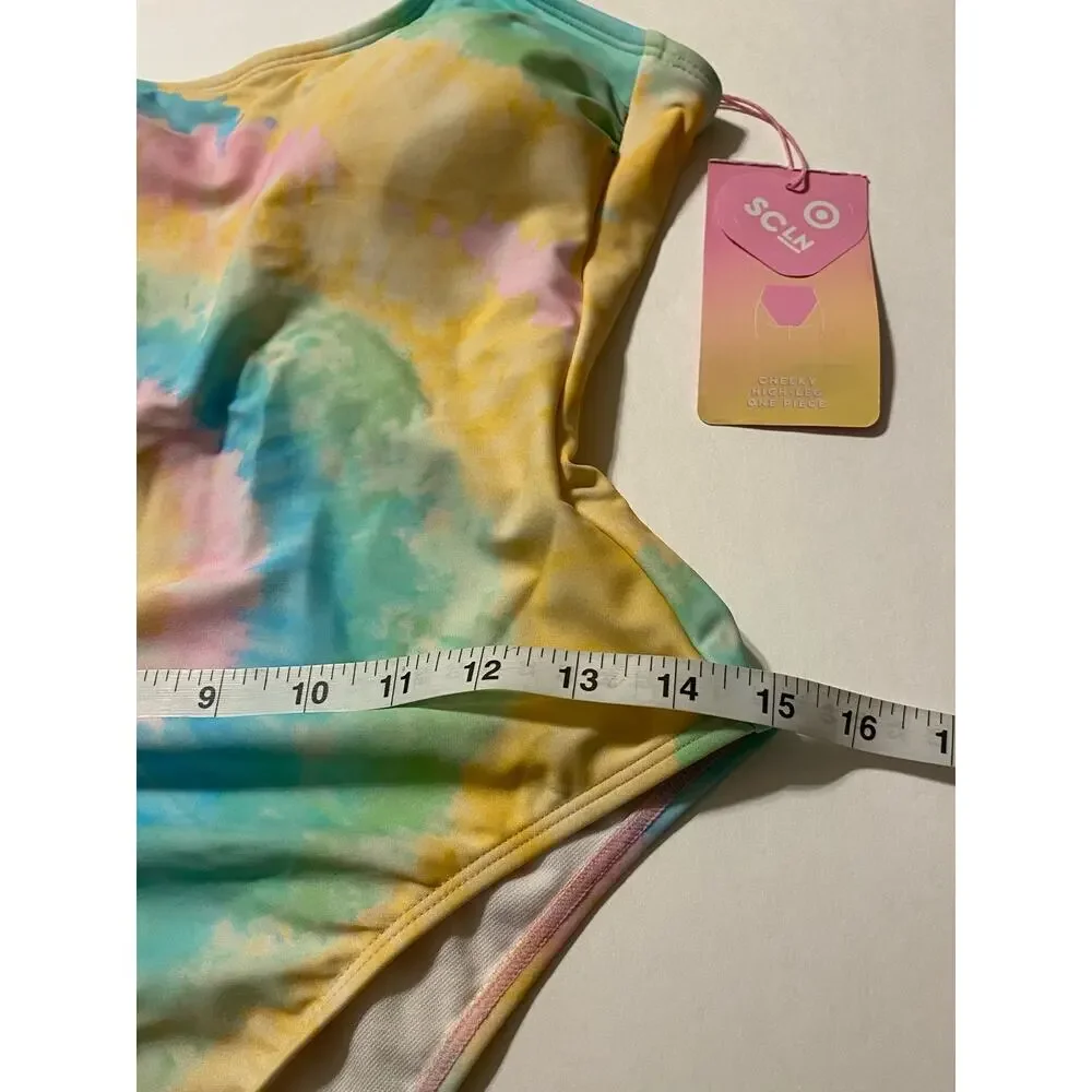 Stoney Clover Lane Women’s Pastel Tie Dyed One-Piece Swimsuit Size Small (4/6)